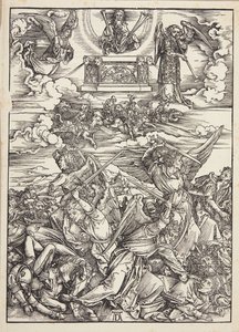 Fire hevnende engler fra Eufrat av Albrecht Dürer
