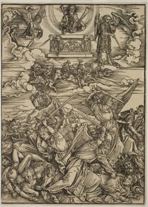 Fire hevnende engler fra Eufrat av Albrecht Dürer