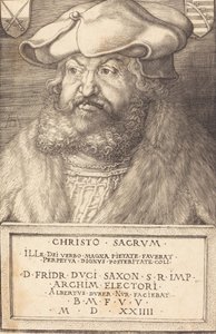 Fredrik den vise, kurfyrst av Sachsen, 1524. av Albrecht Dürer