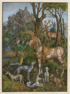Sankt Eustachius av Albrecht Dürer