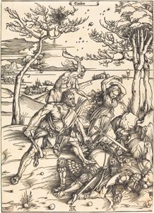 Hercules erobrer Cacus ("Hercules") av Albrecht Dürer