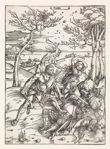 Hercules erobrer Molionide-tvillingene av Albrecht Dürer