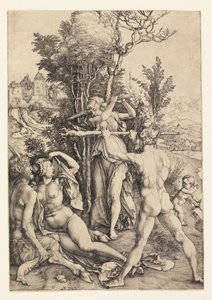 Hercules at the Crossroads (The Effects of Jealousy) av Albrecht Dürer