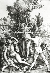 Herkules ved veikrysset, 1498 av Albrecht Dürer