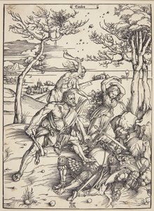 Hercules erobret Molionide-tvillingene av Albrecht Dürer