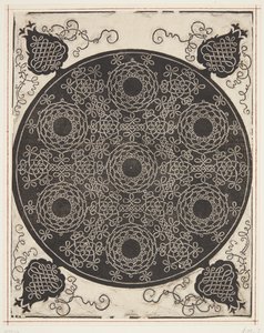 Interlaced snormønster med syv kranser av Albrecht Dürer