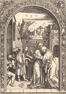 Joachim og Anna ved Golden Gate, 1504. av Albrecht Dürer