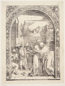 Joachim og St. Ann møtes ved Golden Gate av Albrecht Dürer