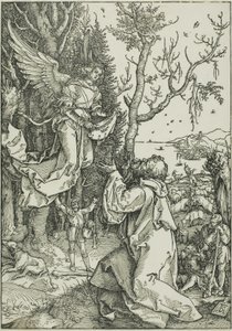 Joachim og engelen, fra Jomfruens liv av Albrecht Dürer