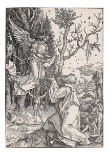 Joachim og engelen, fra The Life of the Virgin, ca. 1504. av Albrecht Dürer