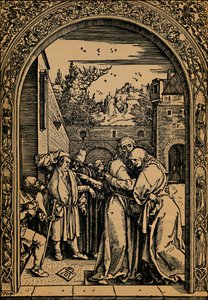 Joachim og Anna, 1504. av Albrecht Dürer