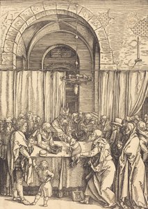 Joachims tilbud avvist, ca. 15041505. av Albrecht Dürer