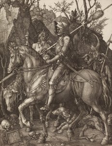 Ridder, død og djevel, 1513. av Albrecht Dürer