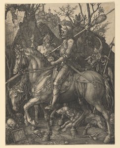 Ridder, døden og djevelen av Albrecht Dürer