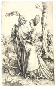 Spaserturen (Bartsch 94) av Albrecht Dürer