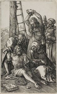 Lamentation of Christ, fra The Engraved Passion av Albrecht Dürer