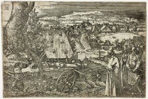 Landskap med kanon av Albrecht Dürer