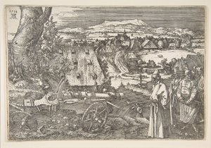 Landskap med en kanon, 1518. av Albrecht Dürer