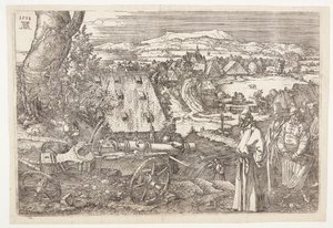 Landskap med kanon av Albrecht Dürer