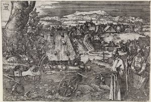 Landskap med kanon (Den store kanonen; Kanonen) av Albrecht Dürer