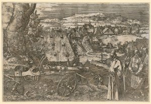 Landskap med kanon av Albrecht Dürer