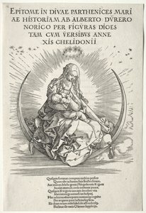 Jomfruens liv: Tittelside av Albrecht Dürer