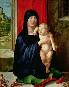 Madonna and Child, ca. 1496-99 (for bakside se 61322)