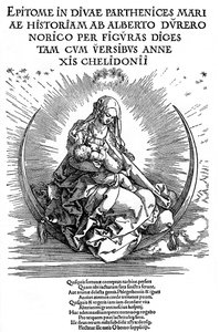 Madonna som ammende mor og guddommelig vesen, 1511, 1936 av Albrecht Dürer