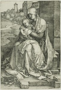Madonna ved veggen av Albrecht Dürer