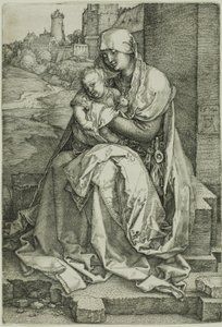 Madonna ved veggen av Albrecht Dürer
