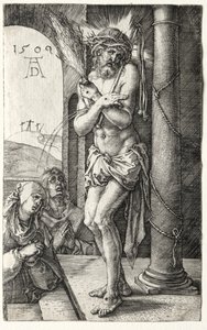 Man of Sorrows by the Column av Albrecht Dürer