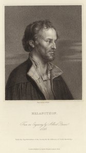 Melancthon - tysk reformator og samarbeidspartner med Martin Luther (1497 1560) av Albrecht Dürer