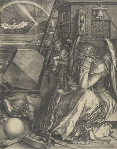 Melancolia I, 1514. av Albrecht Dürer
