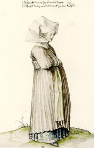 Nürnberg kirkegjenger av Albrecht Dürer
