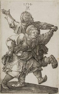 Bondepar danser av Albrecht Dürer