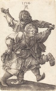 Bondepar danser, 1514. av Albrecht Dürer