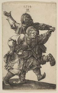 Bondepar danser, 1514. av Albrecht Dürer