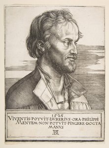 Philip Melanchthon, 1526. av Albrecht Dürer