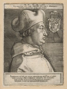 Portrett av kardinal Albrecht av Brandenburg av Albrecht Dürer
