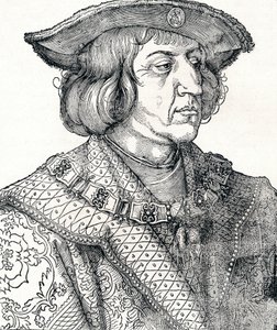 Portrett av keiser Maximilian I, 1511, 1906 av Albrecht Dürer