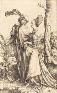 Promenade, ca. 1497. av Albrecht Dürer