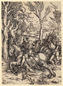 Rytter og landsknekt av Albrecht Dürer