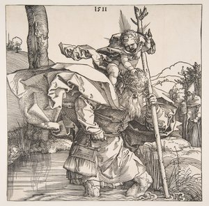 Saint Christopher, 1511. av Albrecht Dürer
