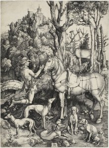 Saint Eustace av Albrecht Dürer