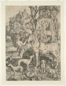 Sankt Eustachius av Albrecht Dürer