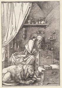 Sankt Hieronymus i sin celle av Albrecht Dürer