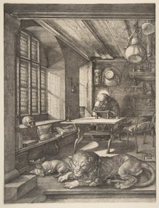 Sankt Hieronymus i sitt arbeidsværelse av Albrecht Dürer
