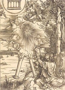 Saint John Devouring the Book, sannsynligvis ca. 14961498. av Albrecht Dürer