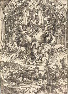Sankt Johannes foran Gud og de eldste av Albrecht Dürer