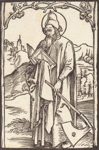 Saint Matthias, ca. 1500. av Albrecht Dürer